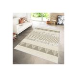 Rovigo Dijital Baskı Yıkanabilir Kaymaz Taban Salon Halısı Rvg0174-sd850, Krem Rengi, 160 x 300