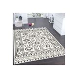 Rovigo Dijital Baskı Yıkanabilir Kaymaz Taban Salon Halısı Rvg0176-sd930, Krem Rengi, 180 x 300