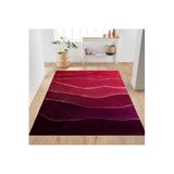 Rovigo Dijital Baskı Yıkanabilir Kaymaz Taban Salon Halısı Rvg0221, Pembe, 180 x 300