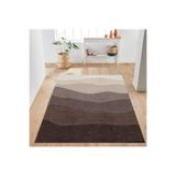 Rovigo Dijital Baskı Yıkanabilir Kaymaz Taban Salon Halısı Rvg0232, Kahverengi, 160 x 300