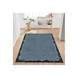 Rovigo Dijital Baskı Yıkanabilir Kaymaz Taban Salon Halısı Rvg0236, Yeşil, 120 x 180