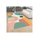 Rovigo Dijital Baskı Yıkanabilir Kaymaz Taban Salon Halısı Rvg0246, Yeşil, 100 x 300