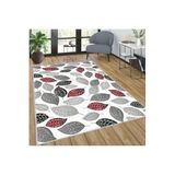 Rovigo Dijital Baskı Yıkanabilir Kaymaz Taban Salon Halısı Rvg0253, Gri, 180 x 300
