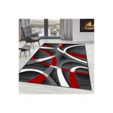 Rovigo Dijital Baskı Yıkanabilir Kaymaz Taban Salon Halısı Rvg0255, Gri, 50 x 80