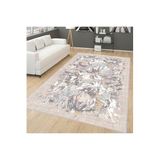 Rovigo Dijital Baskı Yıkanabilir Kaymaz Taban Salon Halısı Rvg0259, Bej, 160 x 300