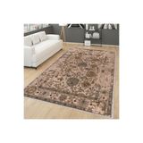 Rovigo Dijital Baskı Yıkanabilir Kaymaz Taban Salon Halısı Rvg0261, Kahverengi, 180 x 300