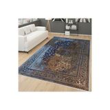 Rovigo Dijital Baskı Yıkanabilir Kaymaz Taban Salon Halısı Rvg0272, Kahverengi, 180 x 250
