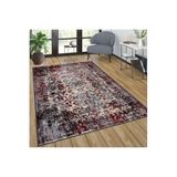 Rovigo Dijital Baskı Yıkanabilir Kaymaz Taban Salon Halısı Rvg0276, Kırmızı, 160 x 300