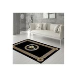 Rovigo Dijital Baskı Yıkanabilir Kaymaz Taban Salon Halısı Rvg0287-sd527, Siyah, 80 x 200
