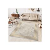 Rovigo Dijital Baskı Yıkanabilir Kaymaz Taban Salon Halısı Rvg0301-sm273, Bej, 100 x 150