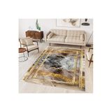 Rovigo Dijital Baskı Yıkanabilir Kaymaz Taban Salon Halısı Rvg0305-sd470, Kahverengi, 160 x 300
