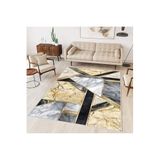Rovigo Dijital Baskı Yıkanabilir Kaymaz Taban Salon Halısı Rvg0308-sd260, Bej, 50 x 80