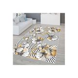 Rovigo Dijital Baskı Yıkanabilir Kaymaz Taban Salon Halısı Rvg0311-sd128, Beyaz, 160 x 300