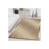 Rovigo Dijital Baskı Yıkanabilir Kaymaz Taban Salon Halısı Rvg0314-sd722, Bej, 120 x 180