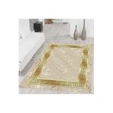 Rovigo Dijital Baskı Yıkanabilir Kaymaz Taban Salon Halısı Rvg0326-sm37, Bej, 180 x 250