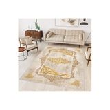 Rovigo Dijital Baskı Yıkanabilir Kaymaz Taban Salon Halısı Rvg0331, Bej, 180 x 300