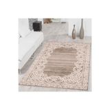 Rovigo Dijital Baskı Yıkanabilir Kaymaz Taban Salon Halısı Rvg0335, Kahverengi, 80 x 300