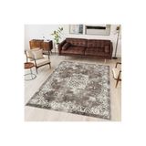 Rovigo Dijital Baskı Yıkanabilir Kaymaz Taban Salon Halısı Rvg0338, Kahverengi, 160 x 300