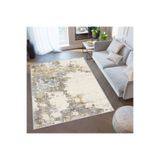 Rovigo Dijital Baskı Yıkanabilir Kaymaz Taban Salon Halısı Rvg0341, Bej, 120 x 180