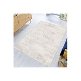 Rovigo Dijital Baskı Yıkanabilir Kaymaz Taban Salon Halısı Rvg0350, Bej, 100 x 150