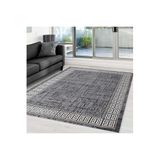 Rovigo Dijital Baskı Yıkanabilir Kaymaz Taban Salon Halısı Rvg0352, Gri, 180 x 300