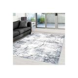 Rovigo Dijital Baskı Yıkanabilir Kaymaz Taban Salon Halısı Rvg0356, Gri, 160 x 120