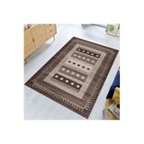 Rovigo Dijital Baskı Yıkanabilir Kaymaz Taban Salon Halısı Rvg0370, Kahverengi, 180 x 250