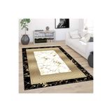 Rovigo Dijital Baskı Yıkanabilir Kaymaz Taban Salon Halısı Rvg0385, Beyaz, 100 x 150