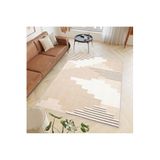 Rovigo Dijital Baskı Yıkanabilir Kaymaz Taban Salon Halısı Rvg0398, Bej, 160 x 300