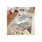 Rovigo Dijital Baskı Yıkanabilir Kaymaz Taban Salon Halısı Rvg0399, Yeşil, 100 x 200
