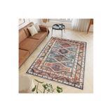Rovigo Dijital Baskı Yıkanabilir Kaymaz Taban Salon Halısı Rvg0400, Kahverengi, 120 x 180