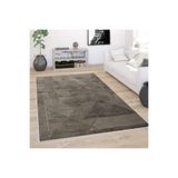 Rovigo Dijital Baskı Yıkanabilir Kaymaz Taban Salon Halısı Rvg0415, Kahverengi, 120 x 180
