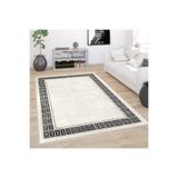Rovigo Dijital Baskı Yıkanabilir Kaymaz Taban Salon Halısı Rvg0423, Krem Rengi, 120 x 180