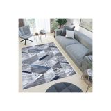 Rovigo Dijital Baskı Yıkanabilir Kaymaz Taban Salon Halısı Rvg0426, Mavi, 160 x 300