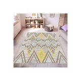 Rovigo Dijital Baskı Yıkanabilir Kaymaz Taban Salon Halısı Rvg0432, Sarı, 180 x 300