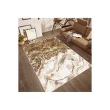 Rovigo Dijital Baskı Yıkanabilir Kaymaz Taban Salon Halısı Rvg0448, Kahverengi, 180 x 300