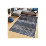 Rovigo Dijital Baskı Yıkanabilir Kaymaz Taban Salon Halısı Rvg0450, Gri, 180 x 250