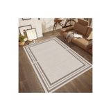 Rovigo Dijital Baskı Yıkanabilir Kaymaz Taban Salon Halısı Rvg0466, Kahverengi, 180 x 250