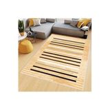 Rovigo Dijital Baskı Yıkanabilir Kaymaz Taban Salon Halısı Rvg0471, Sarı, 120 x 180