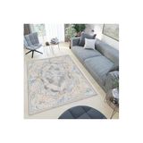 Rovigo Dijital Baskı Yıkanabilir Kaymaz Taban Salon Halısı Rvg0475, Gri, 180 x 300