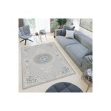 Rovigo Dijital Baskı Yıkanabilir Kaymaz Taban Salon Halısı Rvg0477, Gri, 180 x 250
