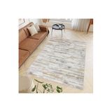 Rovigo Dijital Baskı Yıkanabilir Kaymaz Taban Salon Halısı Rvg0482, Gri, 180 x 250