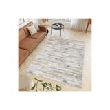 Rovigo Dijital Baskı Yıkanabilir Kaymaz Taban Salon Halısı Rvg0482, Gri, 180 x 300
