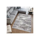 Rovigo Dijital Baskı Yıkanabilir Kaymaz Taban Salon Halısı Rvg0483, Gri, 180 x 250