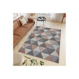 Rovigo Dijital Baskı Yıkanabilir Kaymaz Taban Salon Halısı Rvg0496, Gri, 180 x 300