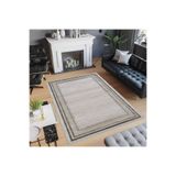 Rovigo Dijital Baskı Yıkanabilir Kaymaz Taban Salon Halısı Rvg0513, Bej, 180 x 250