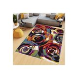Rovigo Dijital Baskı Yıkanabilir Kaymaz Taban Salon Halısı Rvg0532, Kırmızı, 180 x 300