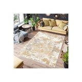 Rovigo Dijital Baskı Yıkanabilir Kaymaz Taban Salon Halısı Rvg0546, Sarı, 180 x 250