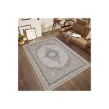 Rovigo Dijital Baskı Yıkanabilir Kaymaz Taban Salon Halısı Rvg0552, Kahverengi, 180 x 250