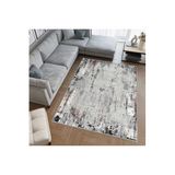 Rovigo Dijital Baskı Yıkanabilir Kaymaz Taban Salon Halısı Rvg0553, Gri, 160 x 300